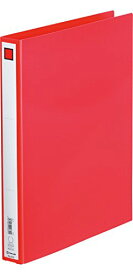 リングファイル(エコノミータイプ) 赤 612 キングジム 4971660006694（20セット）