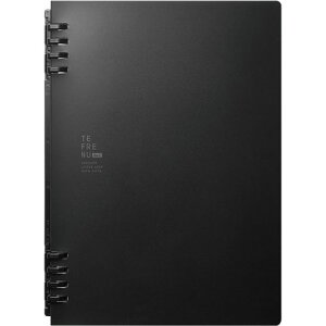 9854TEBクロ キングジム リングノート テフレーヌビズ A5 タテ型・黒 テフレーヌ キングジム 4971660050338