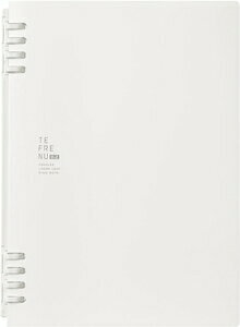 9854TEBシロ キングジム リングノート テフレーヌビズ A5 タテ型・白 テフレーヌ キングジム 4971660050345