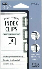 43229006 ミドリ インデックスクリップ チラット シルバ- デザインフィル 4902805432290