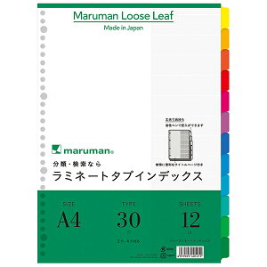 LT4012 ���~�l�[�g�^�u�C���f�b�N�X A4 30�� 12�R �}���}�� 4979093401215