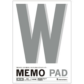 【単価171円・送料無料】P173A マルマン A6 メモパッド 無地 P173A マルマン 4979093173037（430セット）