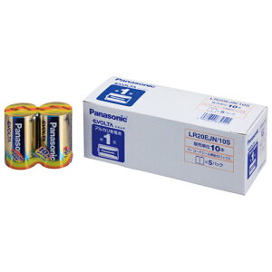 Panasonic b_�G�{���^���d�r �P1 LR20EJN10S 10�� LR20EJN/10S