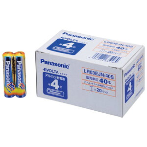 Panasonic b_�G�{���^���d�r �P4 40�� LR03EJN40S LR03EJN/40S