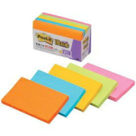 スリーエムジャパン Post-it 655-5SSAN 強粘着 75mm×127mm蛍光 4547452939497