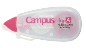 [�䂤�p�P�b�g��] KOKUYO �R�N�� �L�����p�X�m�[�g�̐F�ƕ��Ƀt�B�b�g����C���e�[�v �s���N A�r�p ��6.5mm ����6m TW-NT306