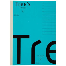 Tree's B5 プラスメモリ B罫 30枚 ライトブルー UTRP3BLB 日本ノート キョクトウ 4901470068322