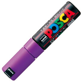 三菱鉛筆 ポスカ PC-8K.12 太字 紫 4902778139028（10セット）