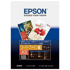 EPSON スーパーファイン紙 KA3100SFR A3 100枚 4988617017634（10セット）