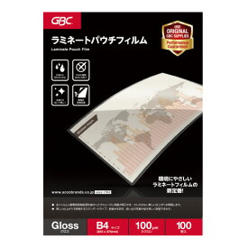 アコ・ブランズ パウチフィルム B4 100枚 YP100B4Z 4995364221030（20セット）