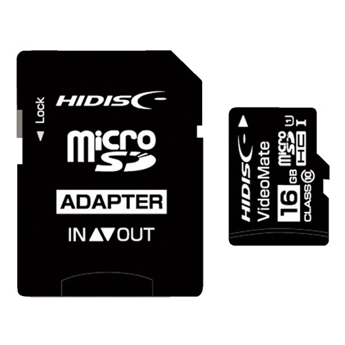 HIDISC ビデオ録画用microSDカード 16GB 4984279232125