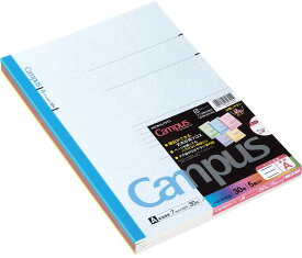 【送料無料】ノ-203CAX5 コクヨ ノート キャンパスノート A4 カラー表紙 5色パック A罫 ノ-203CAX5 4901480327044（20セット）