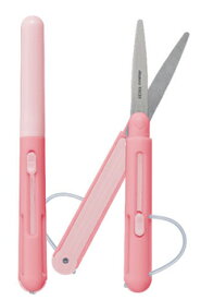 [ゆうパケット可/2個まで]レイメイ藤井 切りやすいペン型のはさみ「ペンカット」丸みのあるスマートデザイン×可愛いバイカラー SH721P ピンク