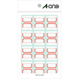 [ゆうパケット可/1個まで]スリーエム エーワン セルフインデックス 中 赤 12面 15シート 04005