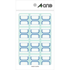 [ゆうパケット可/1個まで]スリーエム エーワン セルフインデックス 中 青 12面 15シート 04006