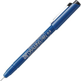 PX-03 呉竹 ZIG ドローイングペン0.3 黒 PX-03 呉竹 4901427098334