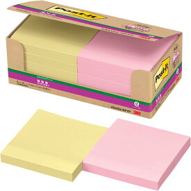 スリーエム ポストイット強粘着製品エコノパック ピンク 75mm×75mm 90枚×10パッド 6541SS-RPYP ふせん 付箋 お得パック [ポストイット] 4549395032426（30セット）