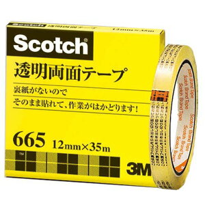 3M XRb` ʃe[v 12mm×35m Ci[Ȃ  665-3-12i20Zbgj