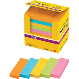 スリーエム ポストイット強粘着製品パワーパック ネオンカラー混色 75mm×25mm 90枚×40パッド 5002SS-NE ふせん 付箋 お得パック [ポストイット] 4548623619613（20セット）