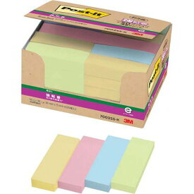 スリーエム ポストイット強粘着製品パワーパック パステルカラー混色 50mm×15mm 90枚×50パッド 7002SS-K ふせん 付箋 お得パック /4549395225224