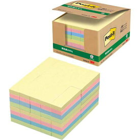 スリーエム ポストイット通常粘着製品 業務用パック　ふせん 混色 75mm×25mm 100枚×80パッド 5004-K ふせん 付箋 お得パック [ポストイット] 4549395032518（5セット）