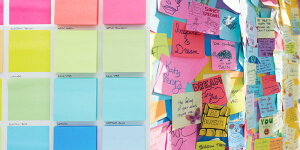 CP-23ブロック ポスト イット カラーキューブ 75x50mm 225枚 パステル5色 CP-23(40セット)