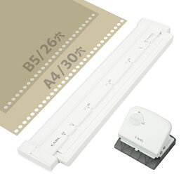 カール　ゲージパンチホワイト　GP-J2630-W　4971760002534