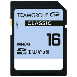 TEAM SDHCJ[h UHS-I U1 16GB TSDHC16GIV1001 4571381808432