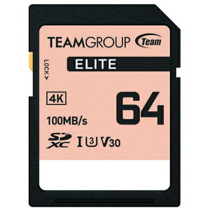 TEAM SDXC�J�[�h UHS-I U1 64GB TESDXC64GIV3001 4571381808395