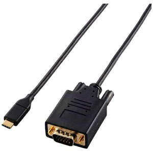 GR ϊP[u Type-C-VGA 1m ubN 4549550334655