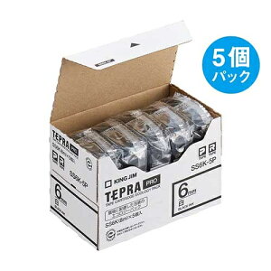 �L���O�W�� �e�v��PRO�e�[�vSS6K-5P ���ɍ��� 6mm 5�� 4971660763252