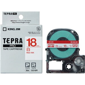 �L���O�W�� �e�v��PRO�e�[�v SS18R ���ɐԕ��� 18mm 4971660762002