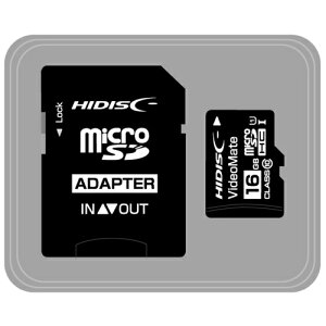 HIDISC �r�f�I�^��pmicroSD�J�[�h 16GB 4984279232125