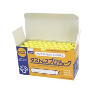 Physics and プレゼント chemistry industry pro chalk DCP-50-Y yellow Japan 4904085110530 in 市場 50本 黄 プロチョーク 日本理化学工業 50