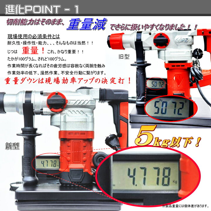 楽天市場】電動 ハンマドリル はつり 機 SDSプラスビット 14種セット 