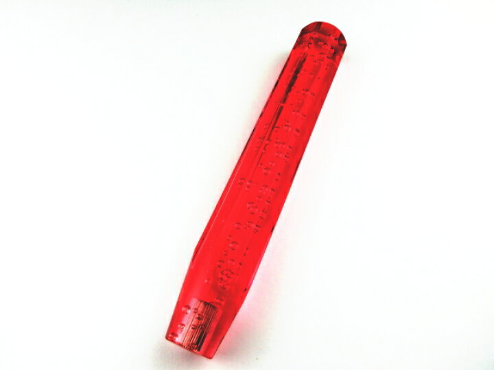 楽天市場】汎用 クリスタル シフトノブ アクア 八角 泡入り 300mm 30 