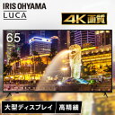 【設置サービス対象】大型ディスプレイ 65型 4K 高精細 ハーフグレア 反射を低減 壁掛け オフィス 会議 学校 授業 65v型 大型モニター 液晶ディスプレイ アイリスオーヤマ DO-DU654S 配送設置無料 (HS) *[2506SX]