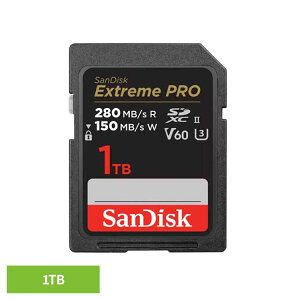 SanDisk Extreme PRO UHS-II V60 1TB SDSDXEP-1T00-JNJIPSDJ[h 1TB sandisk TfBXN RpNg e f[^ۑ ϋv 掿 TfBXN
