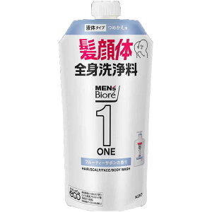 �����Y�r�I�� ONE �I�[���C�������S�g��� �߂����p 340ml �ԉ� �r�I�� �S�g��� �j�� �����Y �� �� �� �l�ߑւ��p �{�f�B�[�\�[�v ��̉� �I�[���C������ MensBiore �|���v�^�C�v Kao �t���[