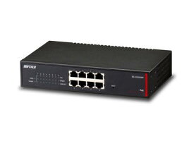 BUFFALO バッファローGiga PoEスマートスイッチ 8ポートBS-GS2008Pリテール品(正規製品)メーカー1年保証