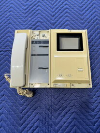 【中古黄ばみあり】クリーニング済アイホンマンション集合用ドアホン 親機・モニター・VG-4KU・MY-VUB