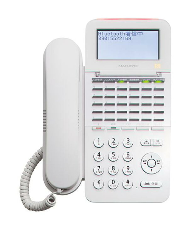 ＜新品＞ビジネスホンナカヨ（NAKAYO）NYC-Si 36ボタンIPBT電話機 白NYC-36SI-IPBTW オフィス王