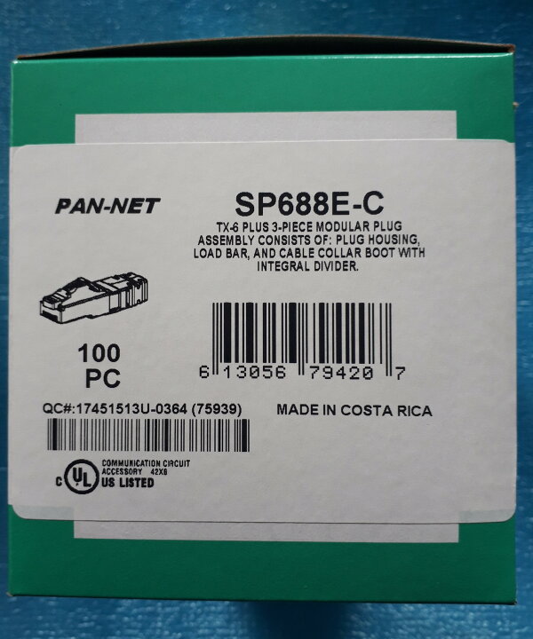 楽天市場】PANDUIT(パンドウイット)新品：メーカー純正品SP688E-C(100  