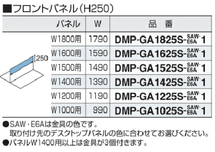 楽天市場】コクヨ アドオンパネル フロントパネル DMP-GA1625S 1面分 