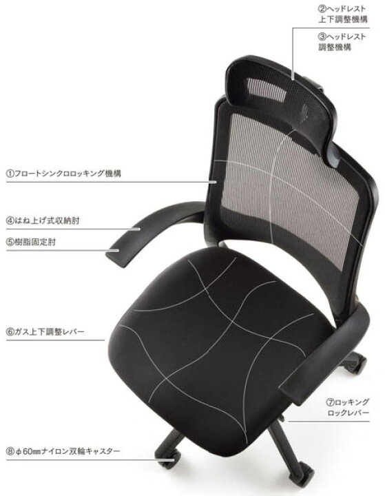 楽天市場】【 法人格限定 】 アイコ オフィスチェア グレーシェル 座 