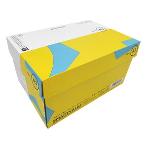 【法人配送限定】スマートバリュー コピーペーパー 中性紙 A3 2500枚 A008J コピー機(モノクロ),普通紙FAX(モノクロ),レーザープリンタ(モノクロ),インクジェットプリンタ(モノクロ・単色),普通