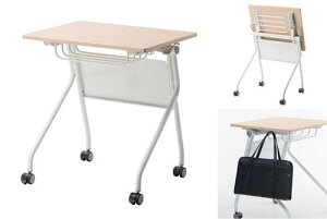 TTvC@tH[fBOfXN@ؖڐF@FLD-6550BRN@1@fXNEɃtbNt@W650×D500×H700mm@sgp͏ȃXy[XɎ[@o[ăbNA