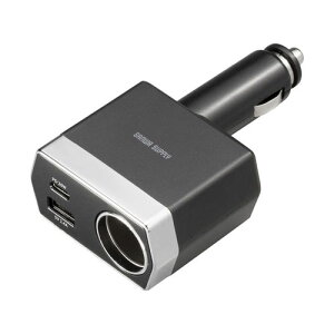 TTvC \Pbgtԍڏ[d CAR-CHR81CPD 12V/24VԑΉ t^Cv ANZT\Pbgt USB A|[g×1 USB Type-C|[g×1 \Pbg×1 W59.2×D52.9×H99.7mm