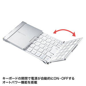 TTvC@Bluetooth ܂肽݃tL[{[h i zCg j@SKB-BT35W@1P@V[o[svBluetooth^@ő2܂ŋ@o^\@JŎON / OFFI@`EC