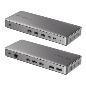 TTvC@hbLOXe[V@( HDMI/DisplayPort×4K×3ʏo͑Ή )@USB-CVDK20@1@USB 10Gbps@Windows@macOS@4K60Hz@USB Type-CΉ@PDőóF85W@PDő́F100W@